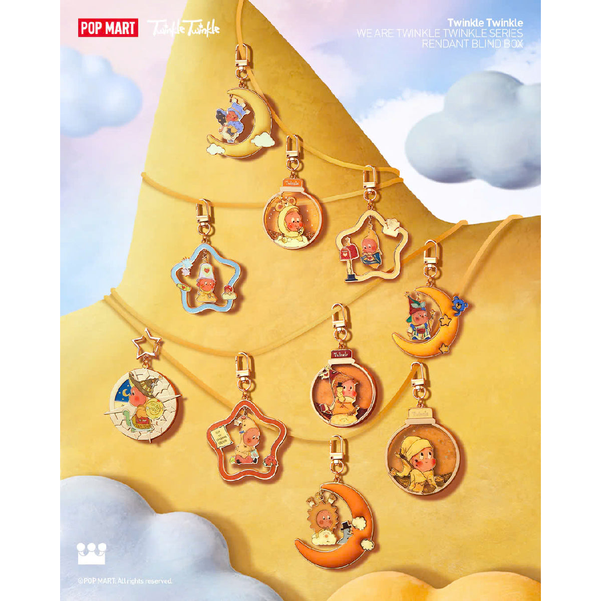 We Are Twinkle Twinkle Series Keychain - Móc khóa Blind Box Art Toy - POP MART