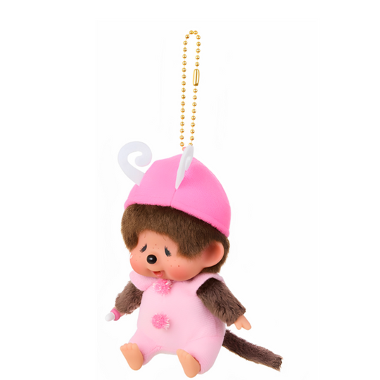 Monchhichi Big Face SS Keychain - Móc Khóa Thú Bông Monchhichi Chính Hãng Monchhichi - ảnh 2 - Móc khóa thú bông