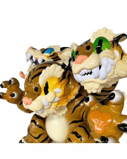 Grape Brain - Three-faced Tiger - Mô Hình Nghệ Thuật Sofubi Cao Cấp - Hình ảnh bổ sung 4