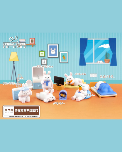 Monday Bruce Just Want To Stay At Home And Not Go Out vol.7 - Mô Hình Blindbox Art Toy TOYS ALLIANCE - Hình ảnh sản phẩm
