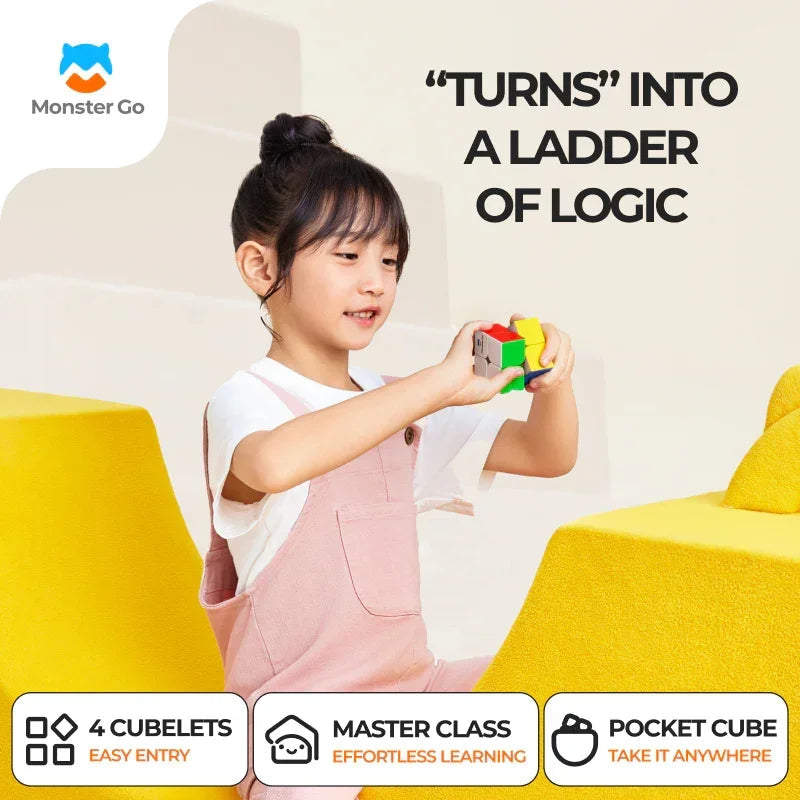 Monster Go 251 Standard 2x2 Cube - Rubik 2x2 Cho Người Mới Bắt Đầu - GANCUBE - Góc nhìn khác 3