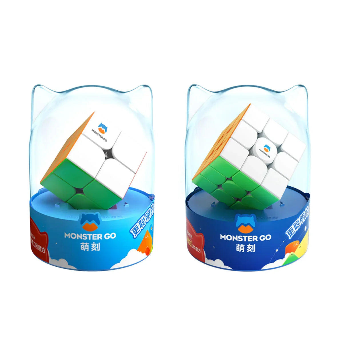 Monster Go Cube Premium Set - Bộ Combo Rubik 2x2 & 3x3 Cao Cấp - GANCUBE