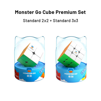 Monster Go Cube Premium Set - Bộ Combo Rubik 2x2 & 3x3 Cao Cấp - GANCUBE
