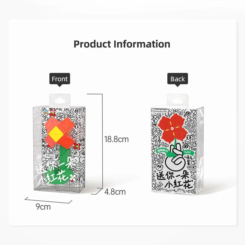 Monster Go Flower Twist Puzzle - Đồ Chơi Xoay Hình Bông Hoa Trí Tuệ - GANCUBE - Hình ảnh bổ sung 6