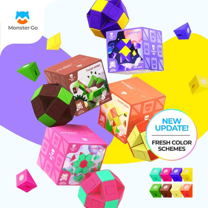 Monster Go Twist Puzzle 24 Blocks - Đồ chơi Rubik Rắn Sáng Tạo - GANCUBE