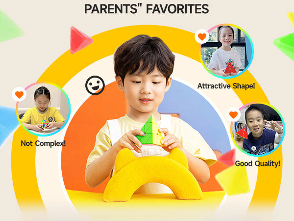 Monster Go Pyraminx - Khối Rubik Tam Giác Cho Người Mới - GANCUBE