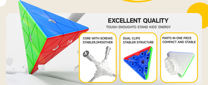 Monster Go Pyraminx - Khối Rubik Tam Giác Cho Người Mới - GANCUBE