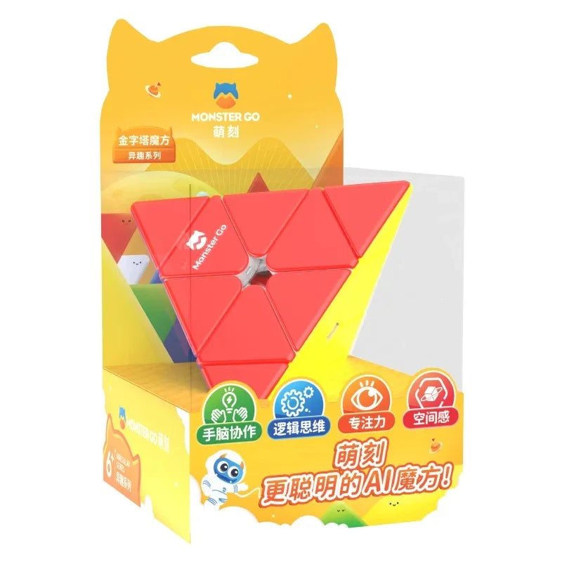 Monster Go Pyraminx - Khối Rubik Tam Giác Cho Người Mới - GANCUBE