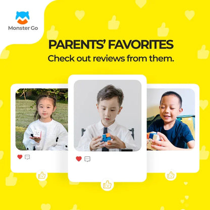 Monster Go Cloud & Rainbow & UT 3×3 Cube - Rubik 3x3 Cho Trẻ Em & Người Mới Bắt Đầu - GANCUBE - Hình ảnh bổ sung 7