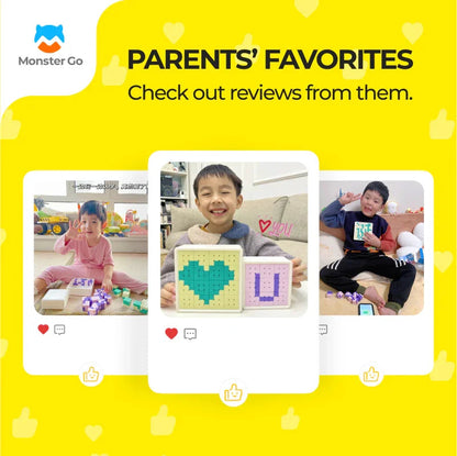 Monster Go 328 Spelling Cube Set - Bộ Xếp Chữ Học Tiếng Anh Thông Minh - Monster Go (GANCUBE) Monster Go - ảnh 2 - Rubik