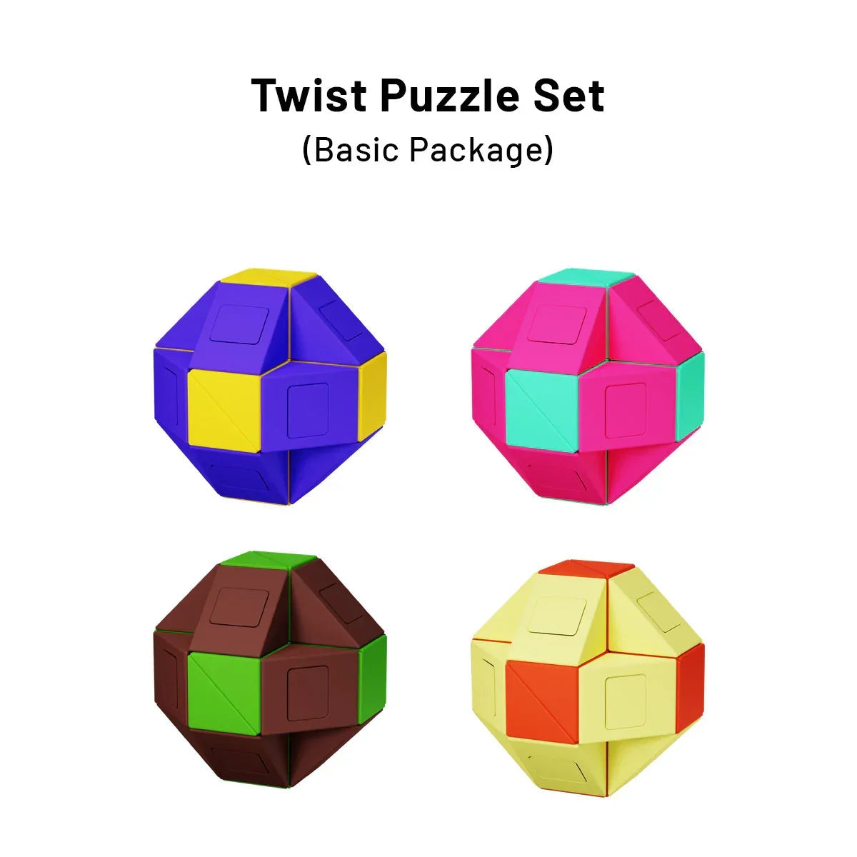 Monster Go Twist Puzzle 24 Blocks - Đồ chơi Rubik Rắn Sáng Tạo - GANCUBE