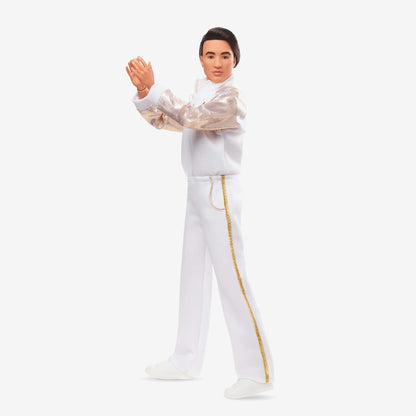Ken Doll In White and Gold Tracksuit – Barbie The Movie Búp bê sưu tầm Mattel HPK04 - Hình ảnh chi tiết 2