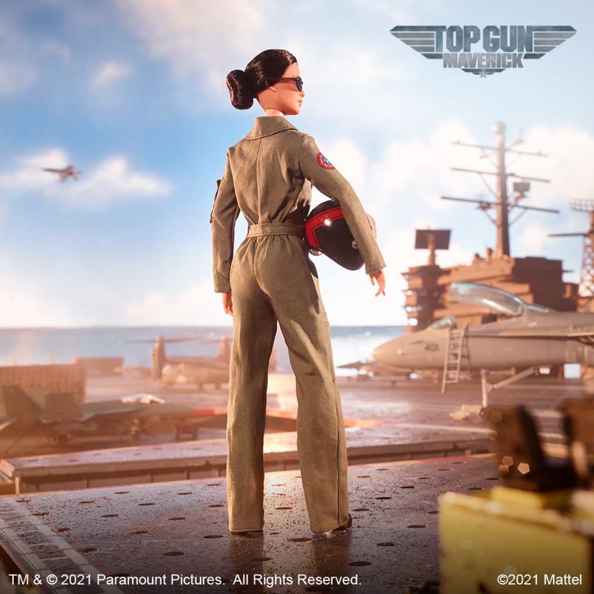 Top Gun: Maverick Barbie Doll - Búp Bê Phi Công Natasha Phoenix Trace - Barbie Signature Barbie Signature - ảnh 3 - Búp bê sư