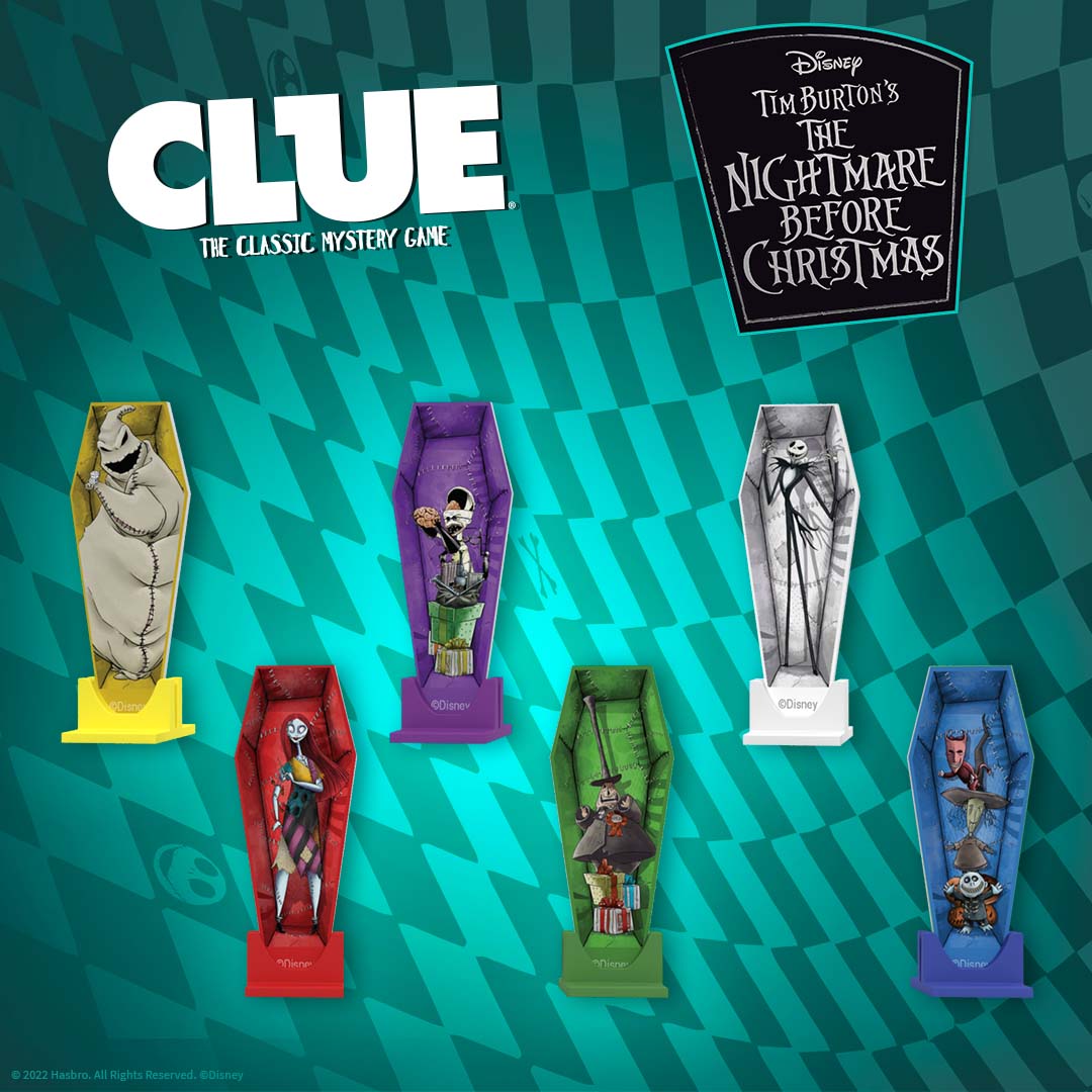 CLUE®: Disney Tim Burton's The Nightmare Before Christmas - Trò chơi board game giải đố - The Op Games