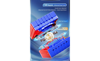 MoYu AoFu 7x7 V5 Double-Track (Magnetic, Ball-Core) - Rubik 7x7 Nam Châm Cao Cấp - MoYu MoYu - ảnh 4 - 7x7 Speed Cube