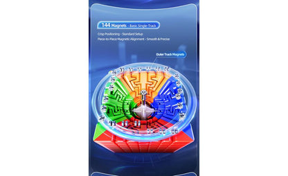 MoYu AoFu 7x7 V5 Single-Track (Magnetic) - Rubik 7x7 Nam Châm MoYu MoYu - ảnh 2 - Rubik 7x7