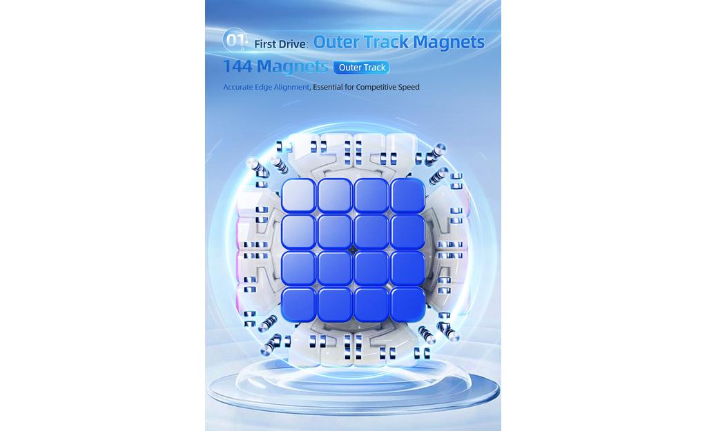 MoYu AoShi 6x6 V4 Single-Track (Magnetic)