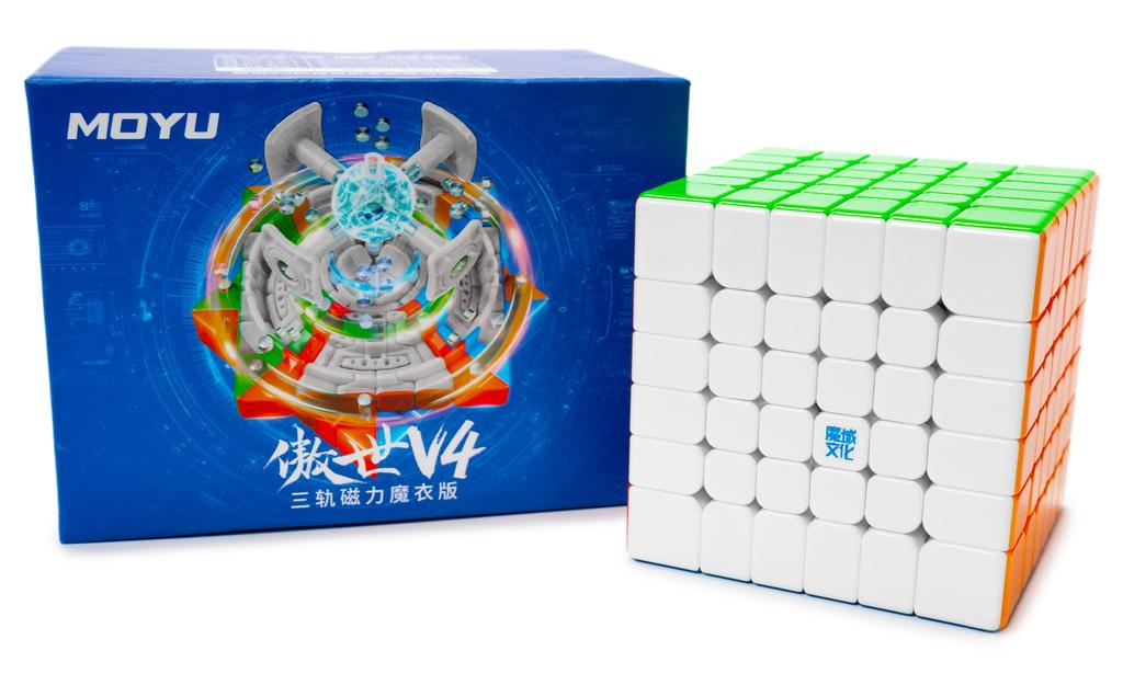 MoYu AoShi 6x6 V4 Triple-Track (Magnetic, Ball-Core, UV Coated) - Rubik 6x6 Nam Châm Cao Cấp MoYu - Hình ảnh sản phẩm