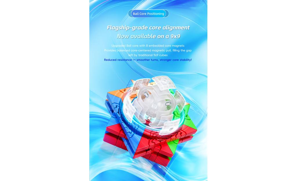 MoYu MeiLong 9x9 V3 (Magnetic, Ball-Core) - Rubik 9x9 Nam Châm Lõi - MoYu MoYu - ảnh 2 - Rubik