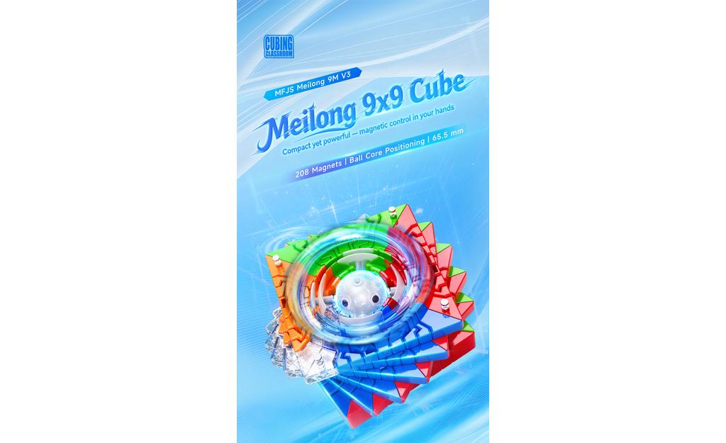 MoYu MeiLong 9x9 V3 (Magnetic, Ball-Core) - Rubik 9x9 Nam Châm Lõi - MoYu - Hình ảnh bổ sung 7