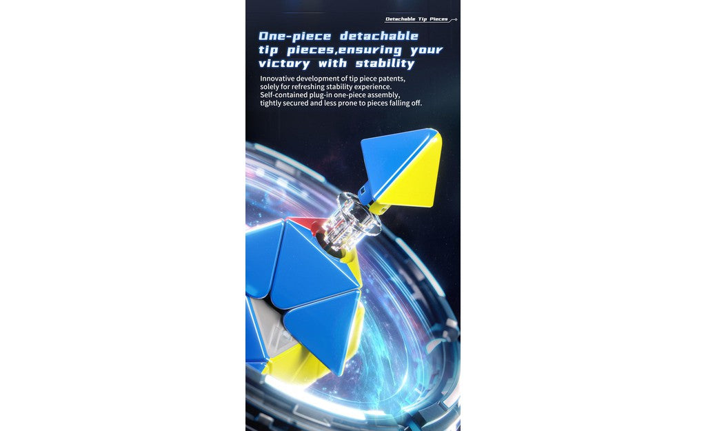 MoYu MeiLong Pyraminx V2 (Magnetic) - Rubik Tam Giác Nam Châm - MoYu - Hình ảnh bổ sung 6