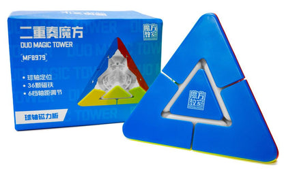 MoYu Pyraminx Duo (Magnetic, Ball-Core) Rubik Tam Giác Biến Thể Nam Châm Lõi MoYu - Hình ảnh bổ sung 6