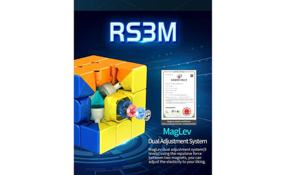 MoYu RS3 M 2021 3x3 (Magnetic, MagLev) - Rubik 3x3 Nam Châm Đệm Từ MoYu - Hình ảnh bổ sung 5