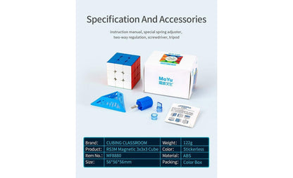 MoYu RS3 M 2021 3x3 (Magnetic, MagLev) - Rubik 3x3 Nam Châm Đệm Từ MoYu - Hình ảnh bổ sung 8