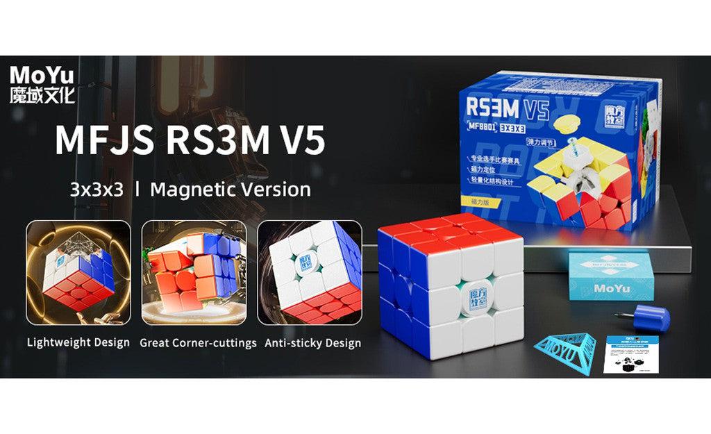 MoYu RS3 M 3x3 V5 (Magnetic) Rubik 3x3 Nam Châm Tốc Độ Cao MoYu MoYu - ảnh 1 - Rubik