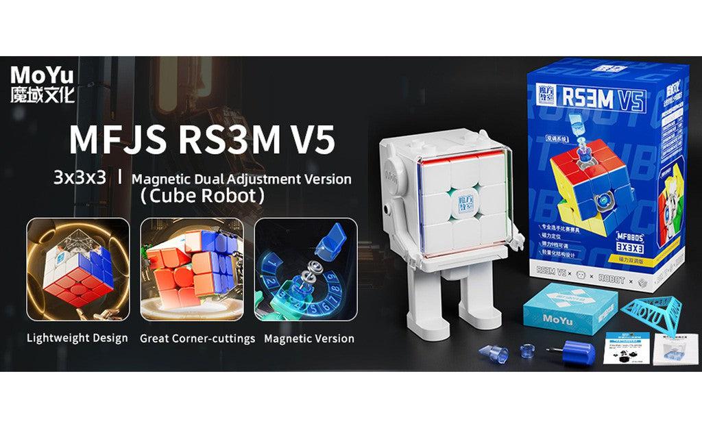 MoYu RS3 M 3x3 V5 (Magnetic) - Dual-Adjustment + Robot Box