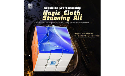 MoYu RS3 M 3x3 V5 (Magnetic, MagLev, Ball-Core, UV Coated) + Robot Box - Rubik 3x3 Cao Cấp Chính Hãng MoYu