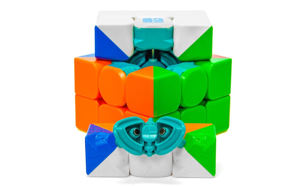 MoYu RS3 M 3x3 V5 (Magnetic, MagLev, Ball-Core, UV Coated) + Robot Box - Rubik 3x3 Cao Cấp Chính Hãng MoYu - Góc nhìn khác 3