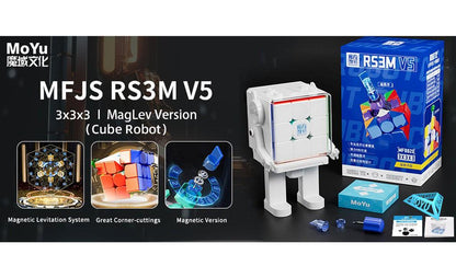 MoYu RS3 M 3x3 V5 (Magnetic, MagLev) + Robot Box
