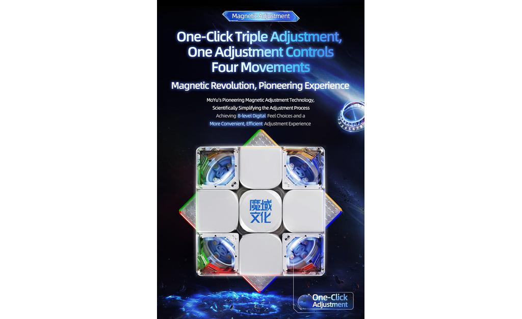 MoYu Super WeiLong Rs3m V2 Rubik 3x3 Nam Châm MagLev Ball-Core MoYu MoYu - ảnh 5 - 3x3 Speed Cube