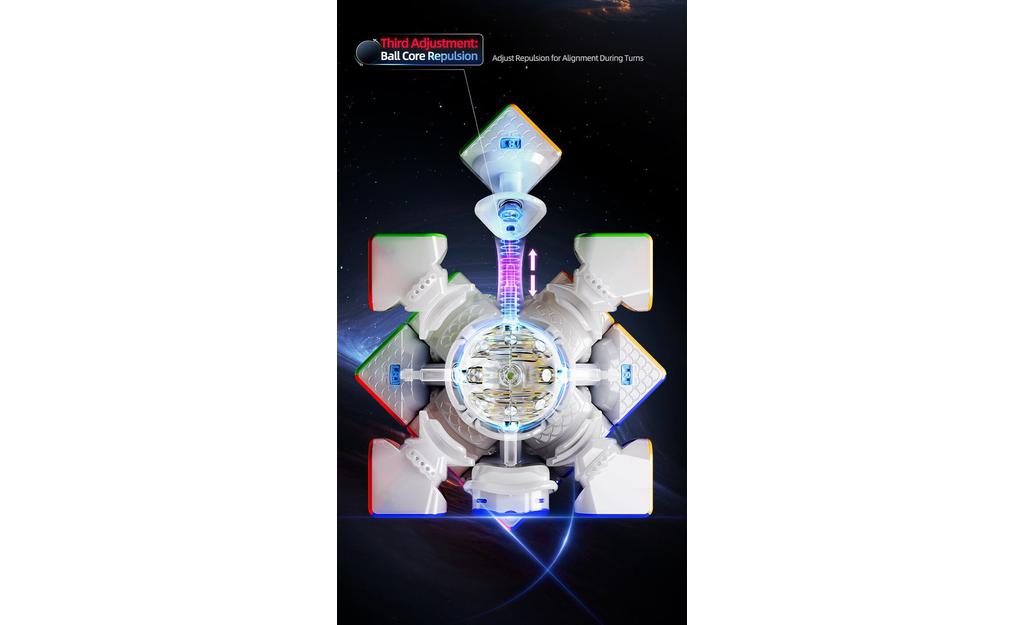 MoYu Super WeiLong Rs3m V2 Rubik 3x3 Nam Châm MagLev Ball-Core MoYu