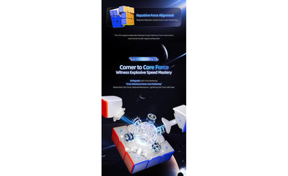 MoYu Super WeiLong Rs3m V2 Rubik 3x3 Nam Châm MagLev Ball-Core MoYu
