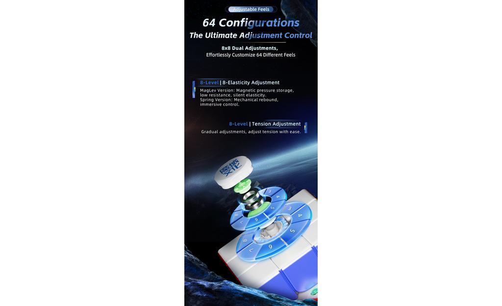 MoYu WeiLong 3x3 V11 (Magnetic, Ball-Core, UV Coated) - Rubik 3x3 Tốc Độ Cao Cấp - MoYu