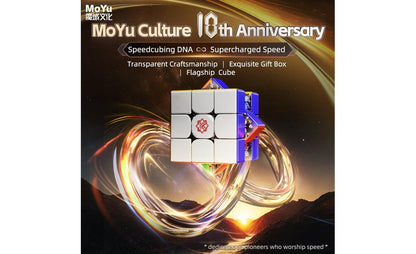 MoYu WeiLong 3x3 V11 (Magnetic, MagLev, 20-Magnet Ball-Core, UV Coated) - 18th Anniversary Edition - Rubik 3x3 Cao Cấp MoYu