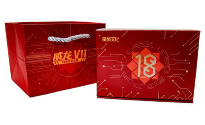 MoYu WeiLong 3x3 V11 (Magnetic, MagLev, 20-Magnet Ball-Core, UV Coated) - 18th Anniversary Edition - Rubik 3x3 Cao Cấp MoYu M