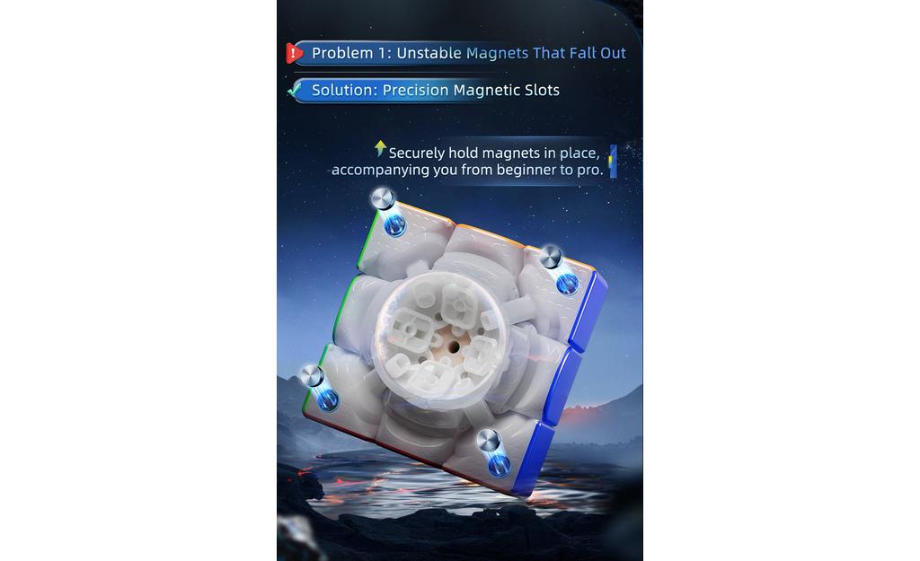 MoYu WeiLong 3x3 V11 (Magnetic, UV Coated) Rubik 3x3 Nam Châm Phủ UV MoYu MoYu - ảnh 2 - Rubik 3x3