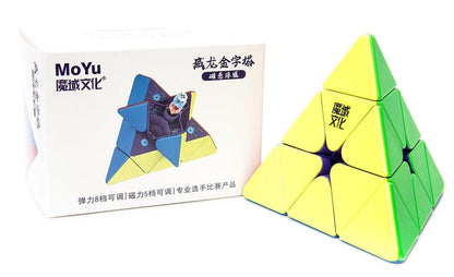 MoYu WeiLong Pyraminx (Magnetic, MagLev) - Rubik Tam Giác Nam Châm MagLev Cao Cấp MoYu - Hình ảnh sản phẩm