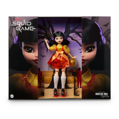 Monster High Skullector Squid Game Young-hee Doll - Búp Bê Sưu Tầm Cao Cấp - HYV95