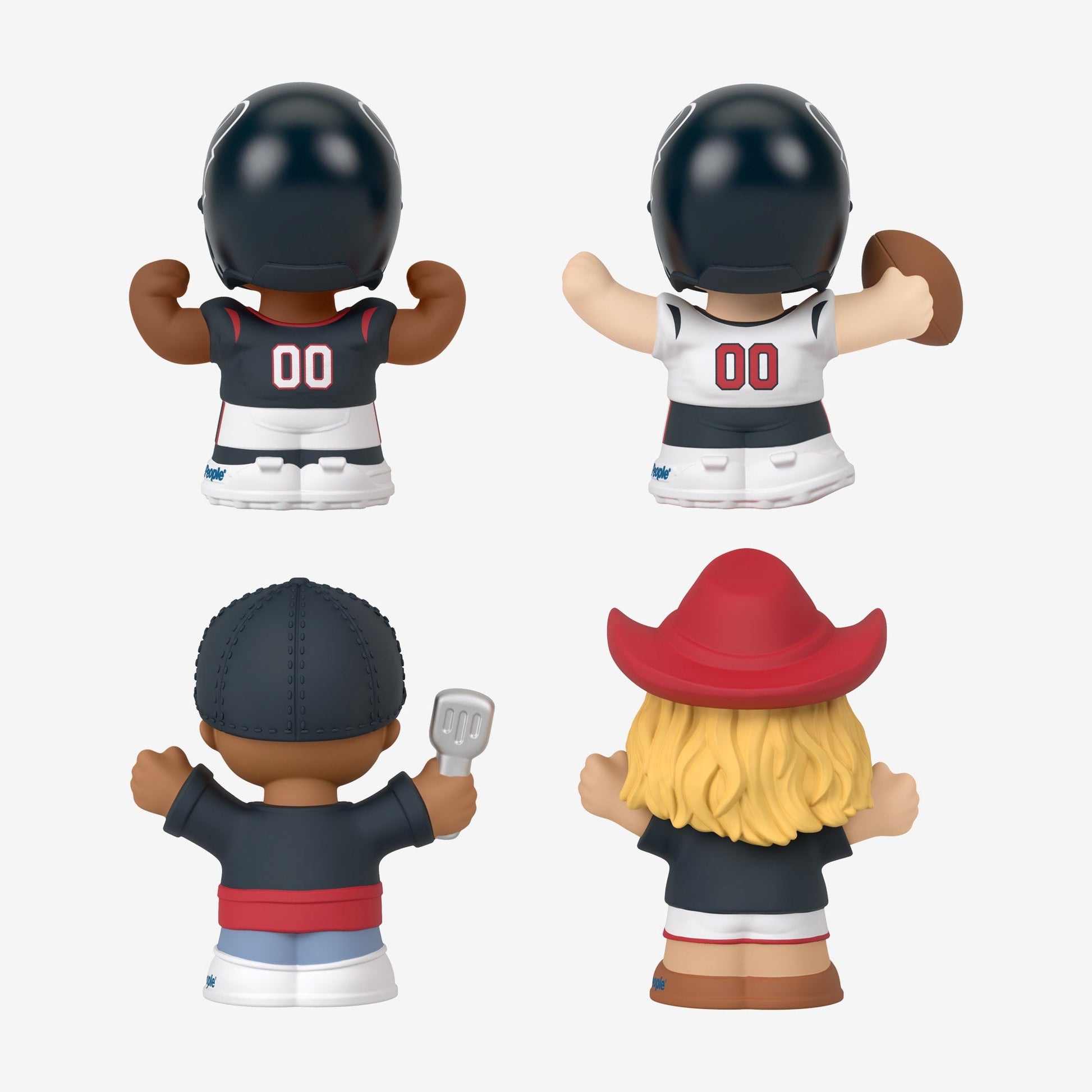 Little People Collector x NFL Houston Texans Set - Bộ Mô Hình Đồ Chơi Sưu Tầm Thể Thao - Mattel - Hình ảnh bổ sung 7
