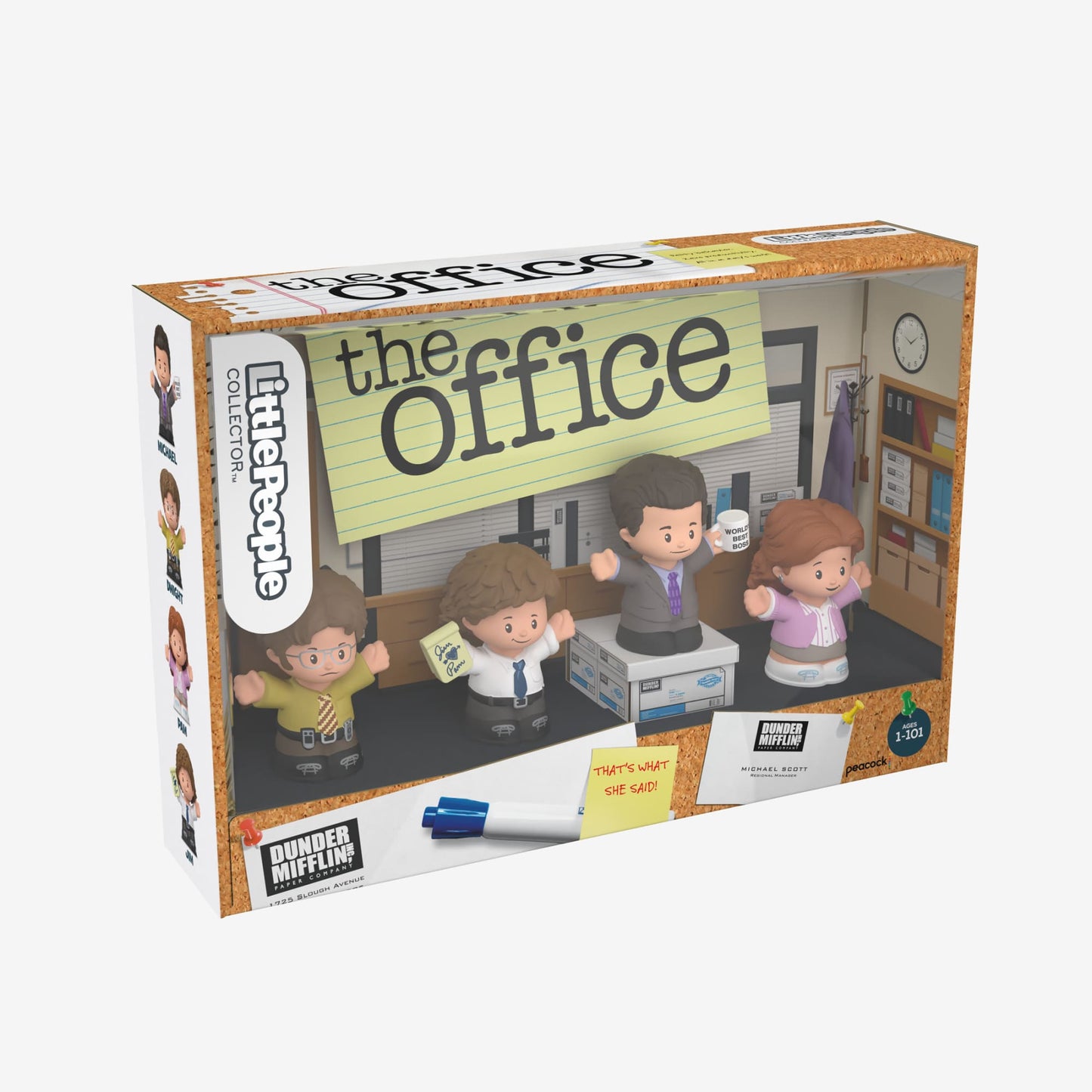 Little People Collector The Office Figures - Bộ 4 Mô Hình Nhân Vật Văn Phòng - Fisher-Price - Hình ảnh bổ sung 7