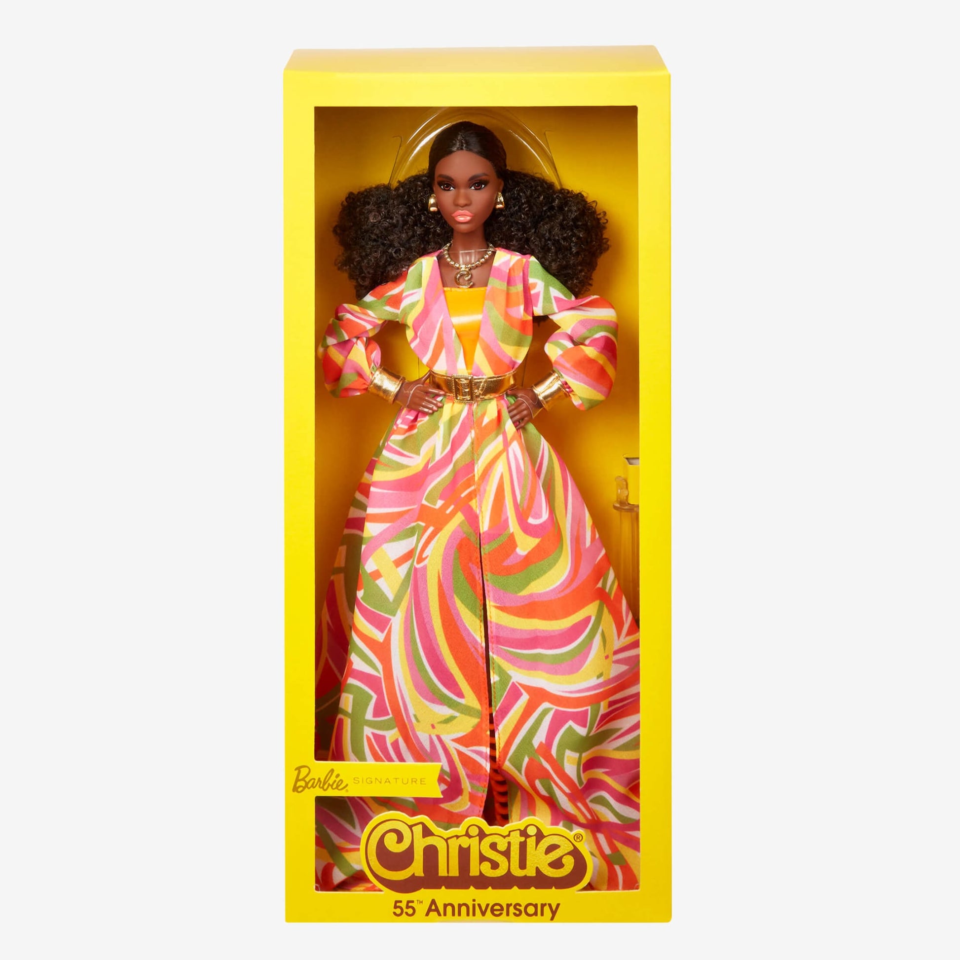 Christie 55th Anniversary Doll - Búp bê Sưu tầm Kỷ niệm 55 năm - Barbie Signature - Hình ảnh bổ sung 4