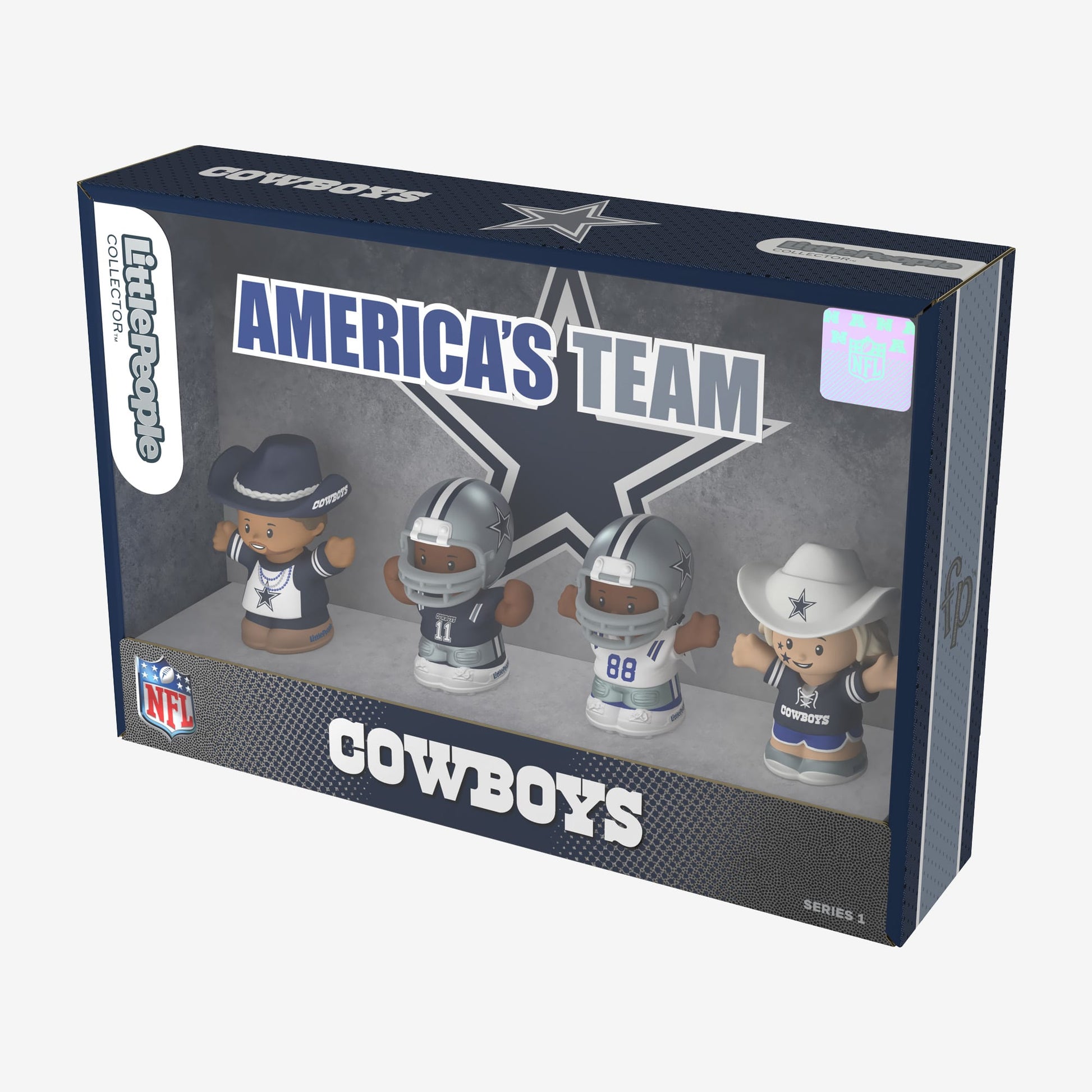 Little People Collector x NFL Dallas Cowboys Set - Bộ Mô Hình Đồ Chơi Sưu Tầm - Mattel Fisher-Price Mattel Creations - ảnh 5 