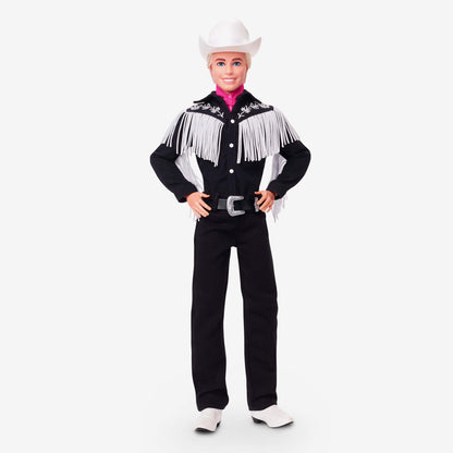 Ken Doll in Black and White Western Outfit – Barbie The Movie - Búp Bê Ken Cao Bồi - Mattel Creations - Hình ảnh sản phẩm
