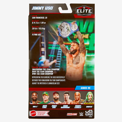 WWE Jimmy Uso Elite Collection Action Figure - Mô hình nhân vật WWE Cao Cấp - Mattel Elite Mattel - Action Figure