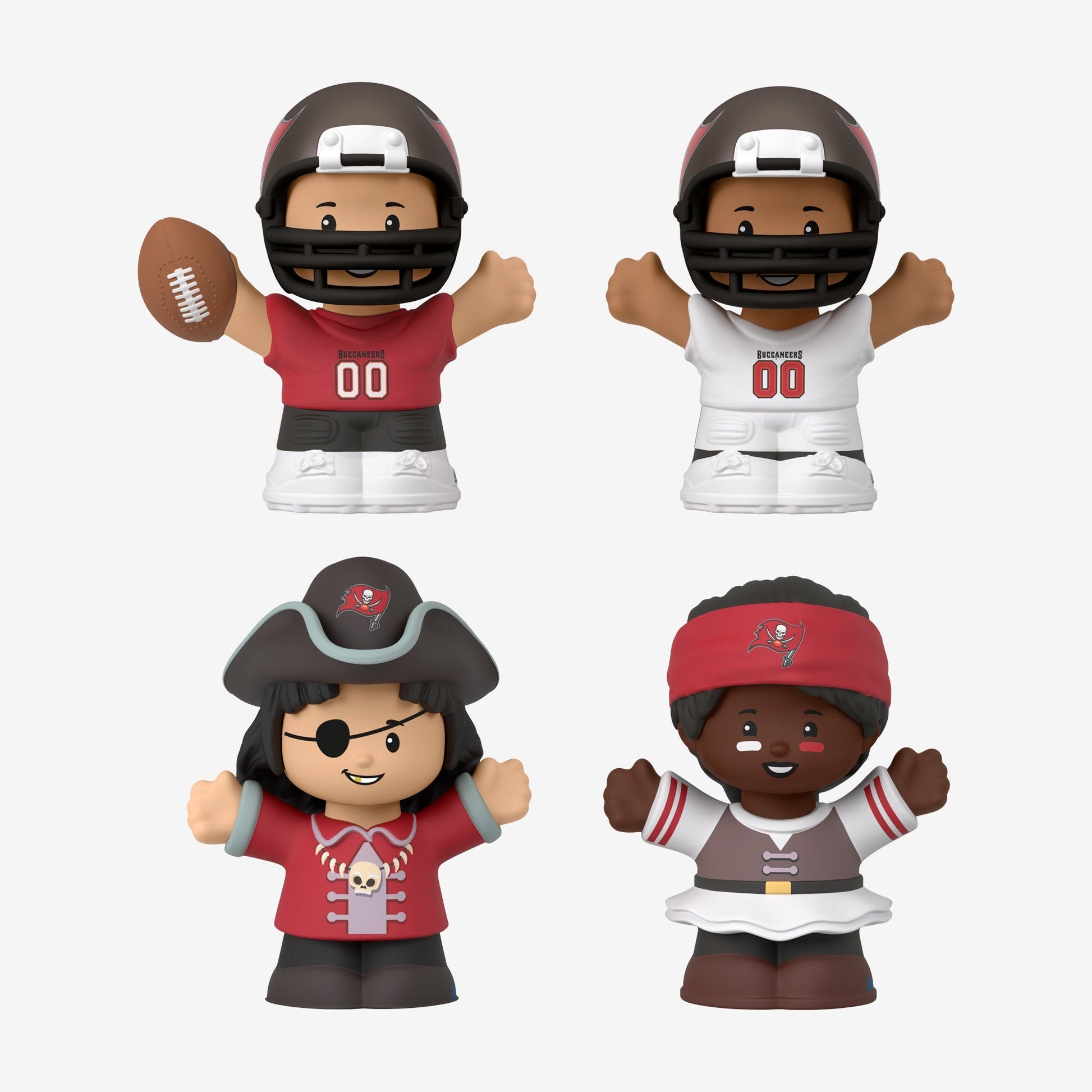 Little People Collector x NFL Tampa Bay Buccaneers Set - Bộ Nhân Vật Sưu Tầm NFL - Mattel - Hình ảnh bổ sung 4