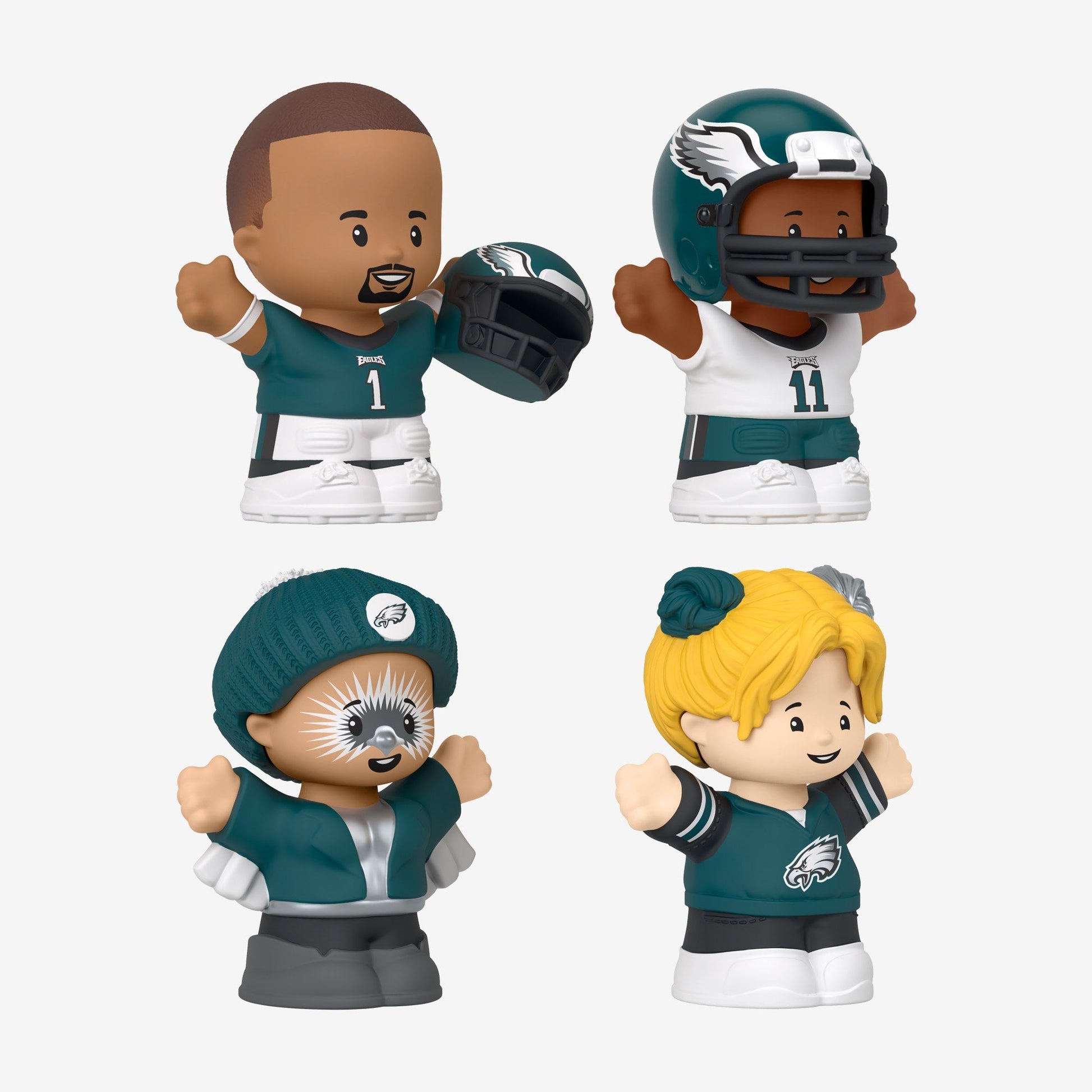 Little People Collector x NFL Philadelphia Eagles Set - Bộ Mô Hình Nhân Vật Philadelphia Eagles - Mattel - Hình ảnh bổ sung 7